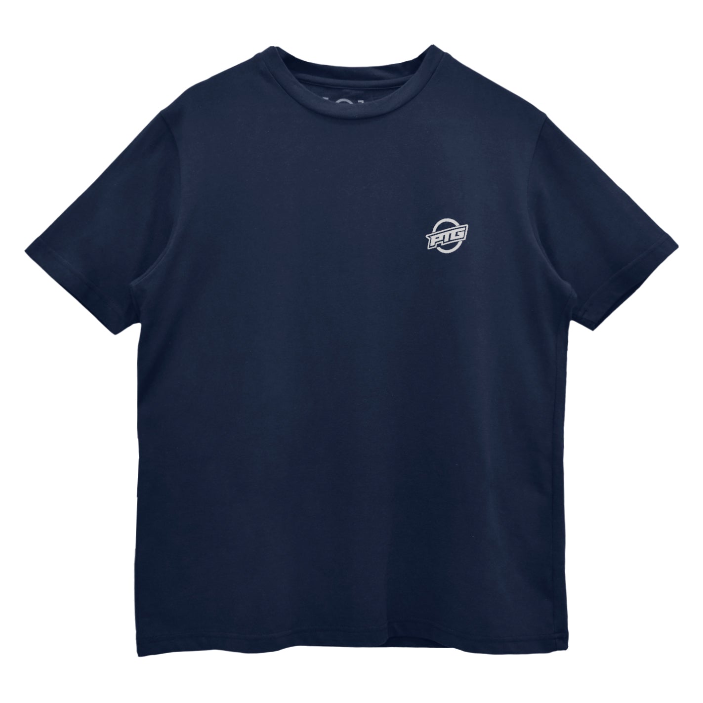 Sporty Reflective Print Basic Crew Neck T Shirt