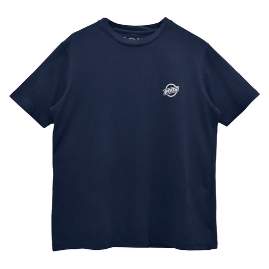Sporty Reflective Print Basic Crew Neck T Shirt
