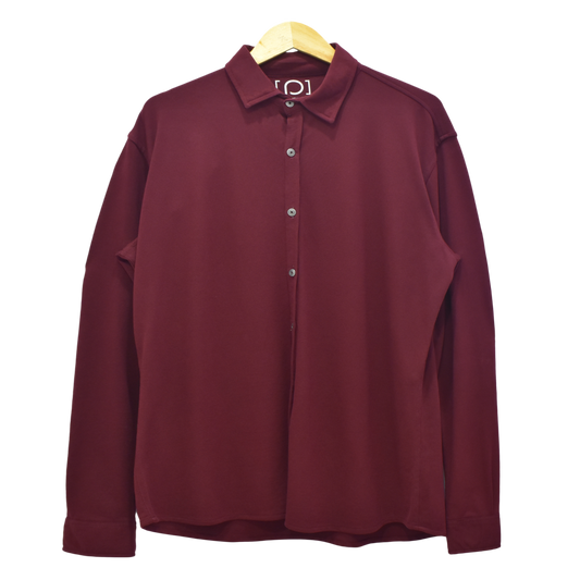 Burgendy Button Down Shirt